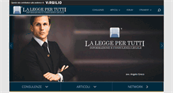 Desktop Screenshot of laleggepertutti.it